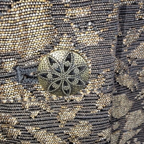 Susan Graver Fully Lined Tonal Jacquard Jacket Blazer size 1x - Picture 4 of 8